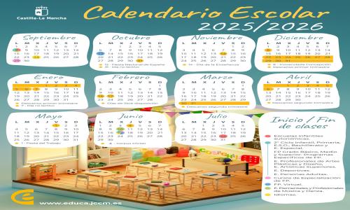 Calendario escolar 2025-2026